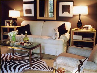 Zebra Bedroom Decorating Ideas on Without The Rug This Room Borders On Boring